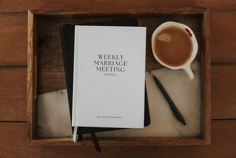 Weekly Marriage Meeting Journal by One Degree