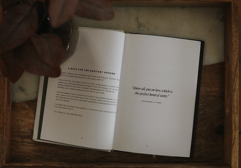 Christian marriage journal weekly planner